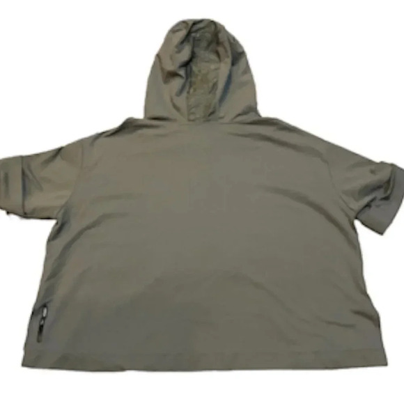 Marc Cain Sports short sleeved hoodie, army green. Pockets. Women’s size 12 (N3) - Picture 4 of 12